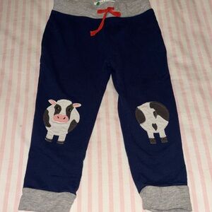 EUC Baby Boden cow joggers 2/3